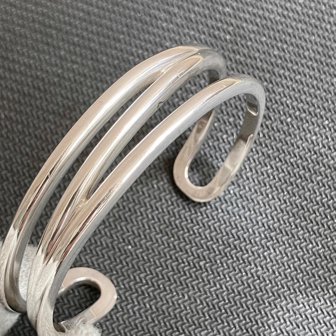 ティファニー ダイアゴナル バングル ブレスレットシルバー 925