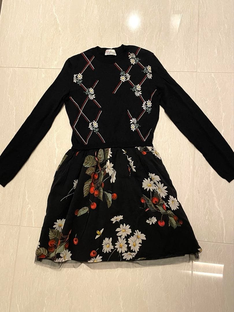 Red valentino レッドヴァレンティノ　ワンピース　長袖　XS