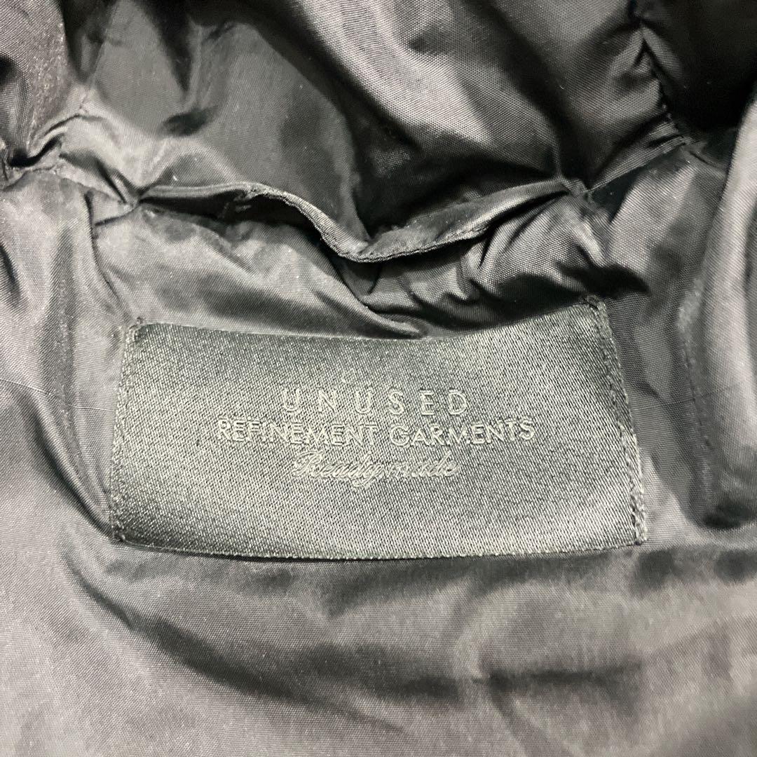 【新品•タグ付き】23SW UNUSED ナイロン　ダウンジャケット　撥水加工