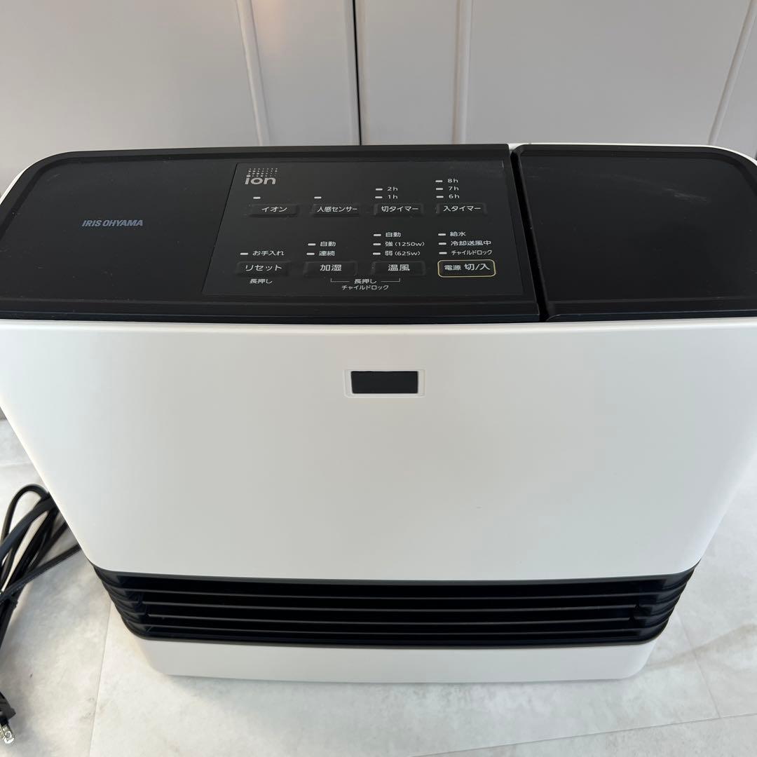 暖房アイリスオーヤマIRIS OHYAMA大風量加湿付きセラミックファンヒーター