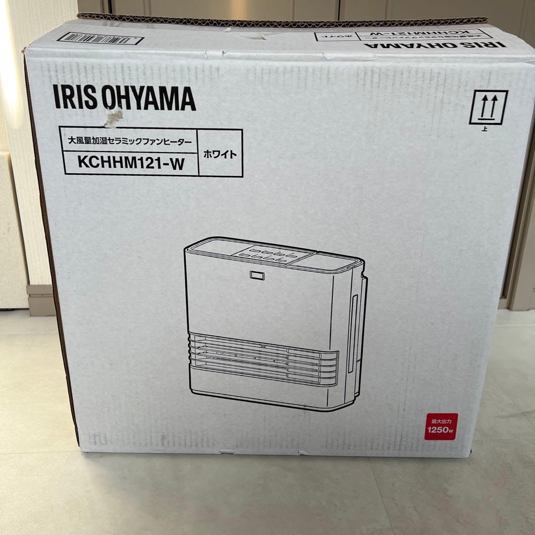 暖房アイリスオーヤマIRIS OHYAMA大風量加湿付きセラミックファンヒーター