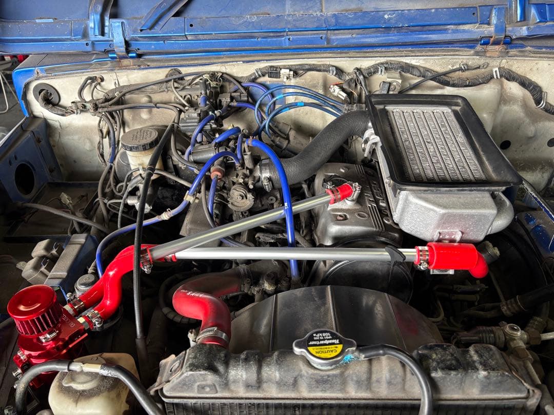 【しん/オーダー】ポン付！ジムニーJA11オイルキャッチタンク超希少レッド！