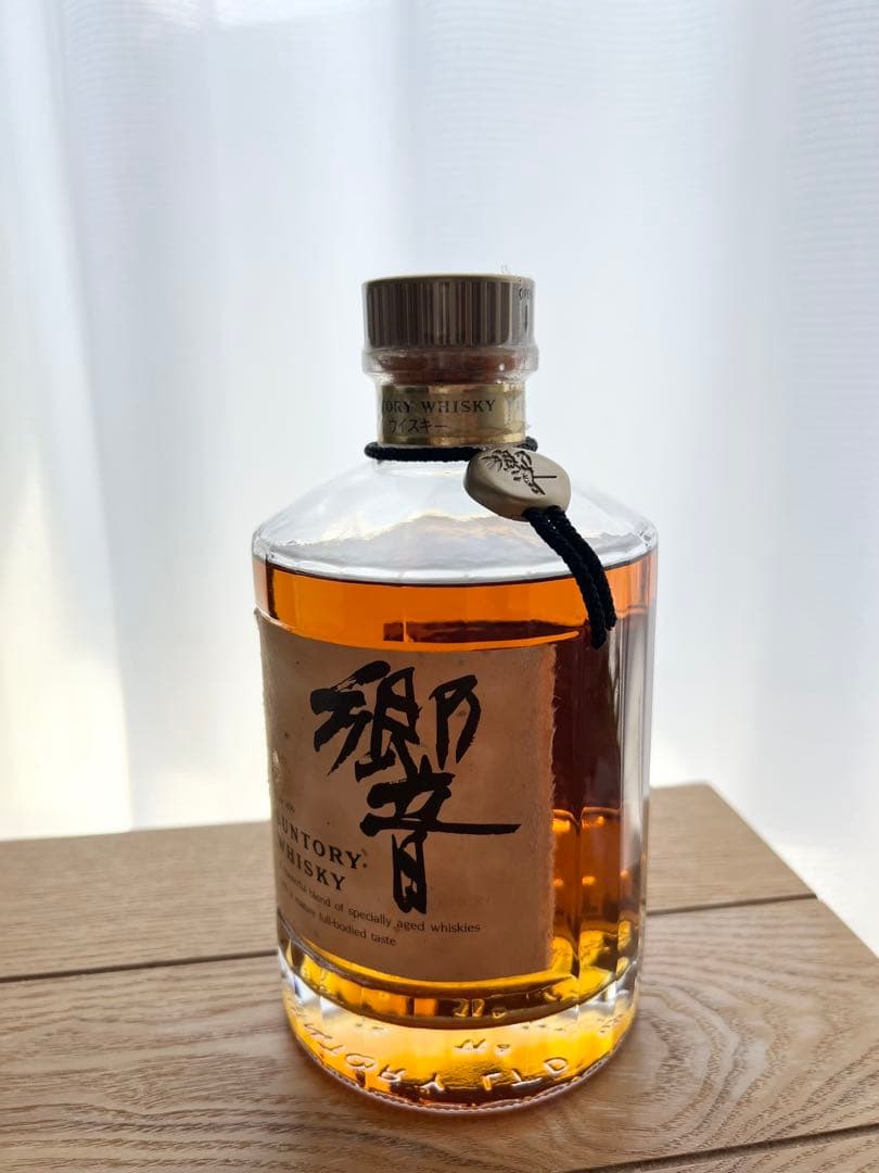 サントリー ウイスキー 響 向獅子 金キャップ 裏ゴールドラベル 古酒 未開封
