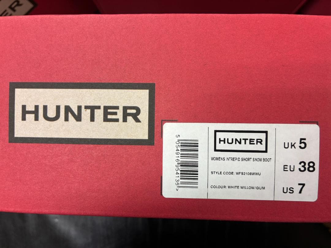 新品 超人気 HUNTER スノーブーツ ショート (24cm) 防水防寒