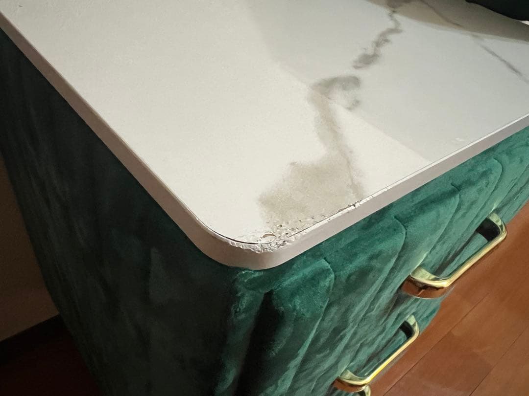 モダンなグリーンのドレッサー＆チェスト セット