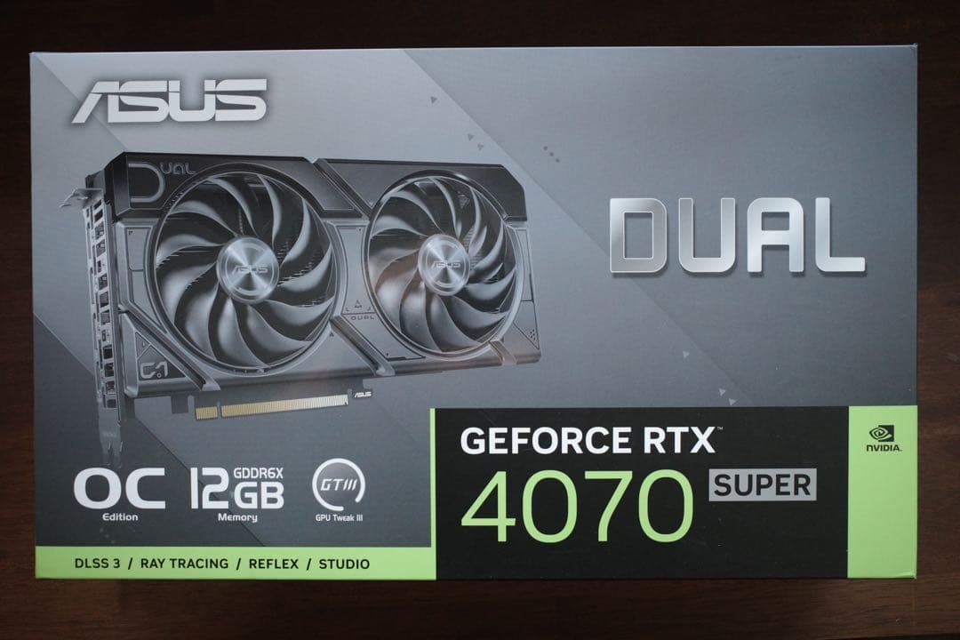 グラフィックボード・グラボ・ビデオカード ASUS RTX 4070 SUPER EVO OC Edition 12GB
