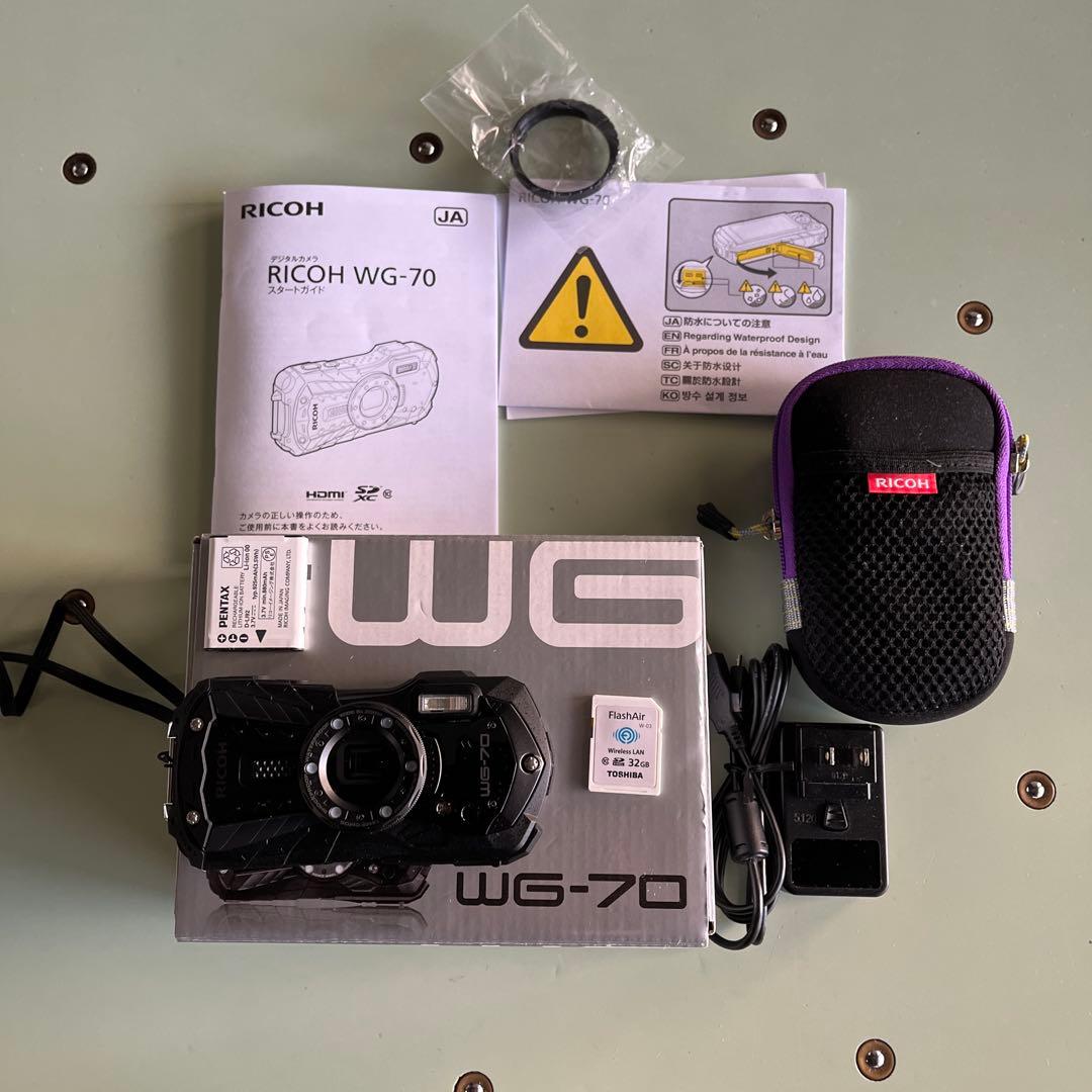 amaRICOH WG-70 防水デジタルカメラ
