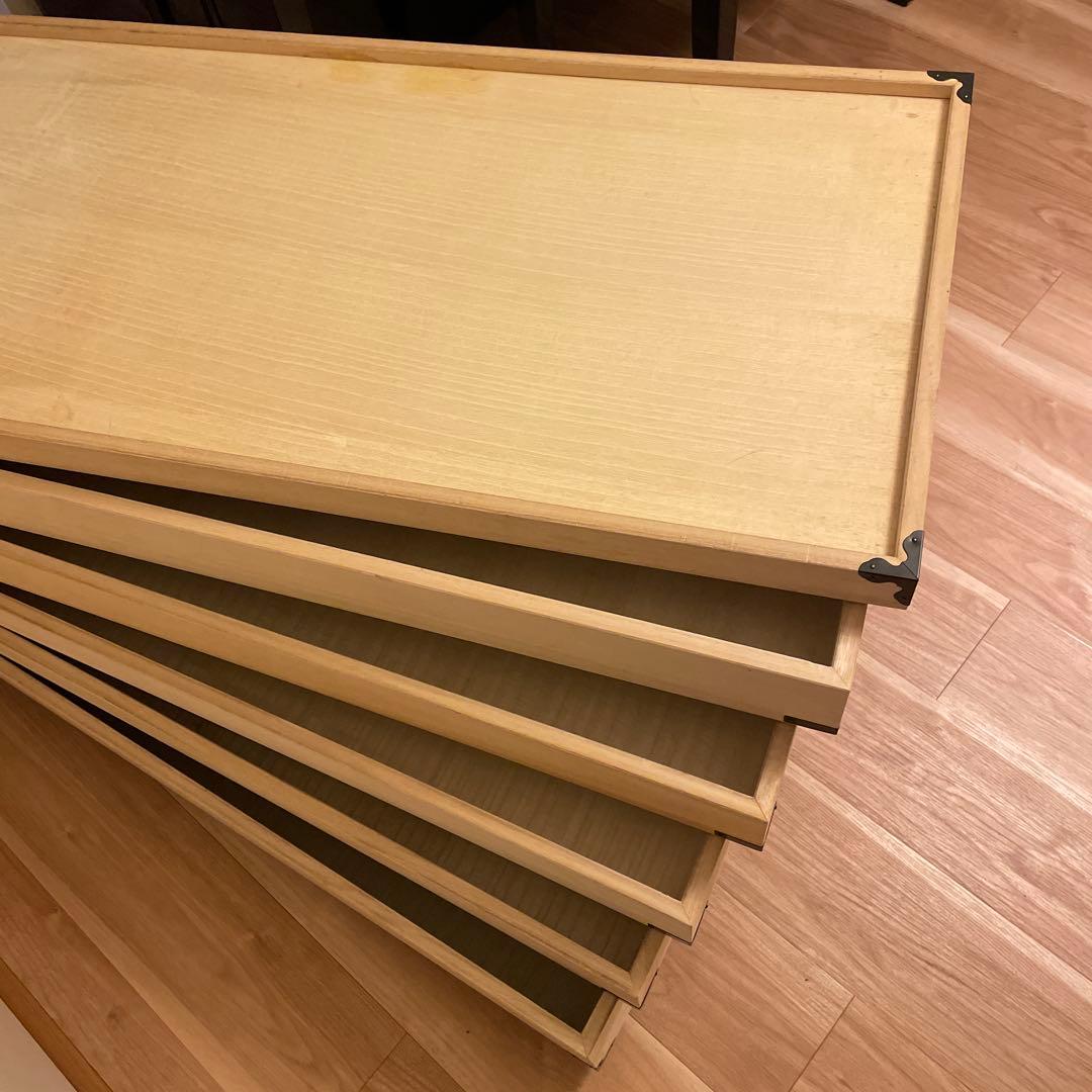 PUTO　桐タンス　着物　収納　５段　キャスター付き