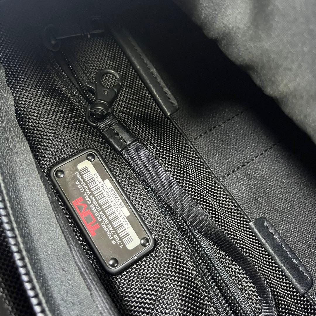 廃番TUMI T-Passリュック バックパック PC レザー ナイロン 黒