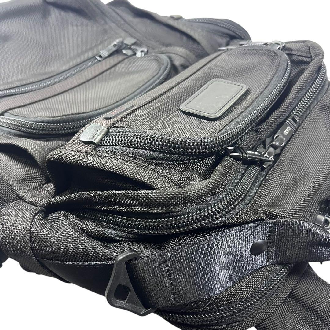 廃番TUMI T-Passリュック バックパック PC レザー ナイロン 黒