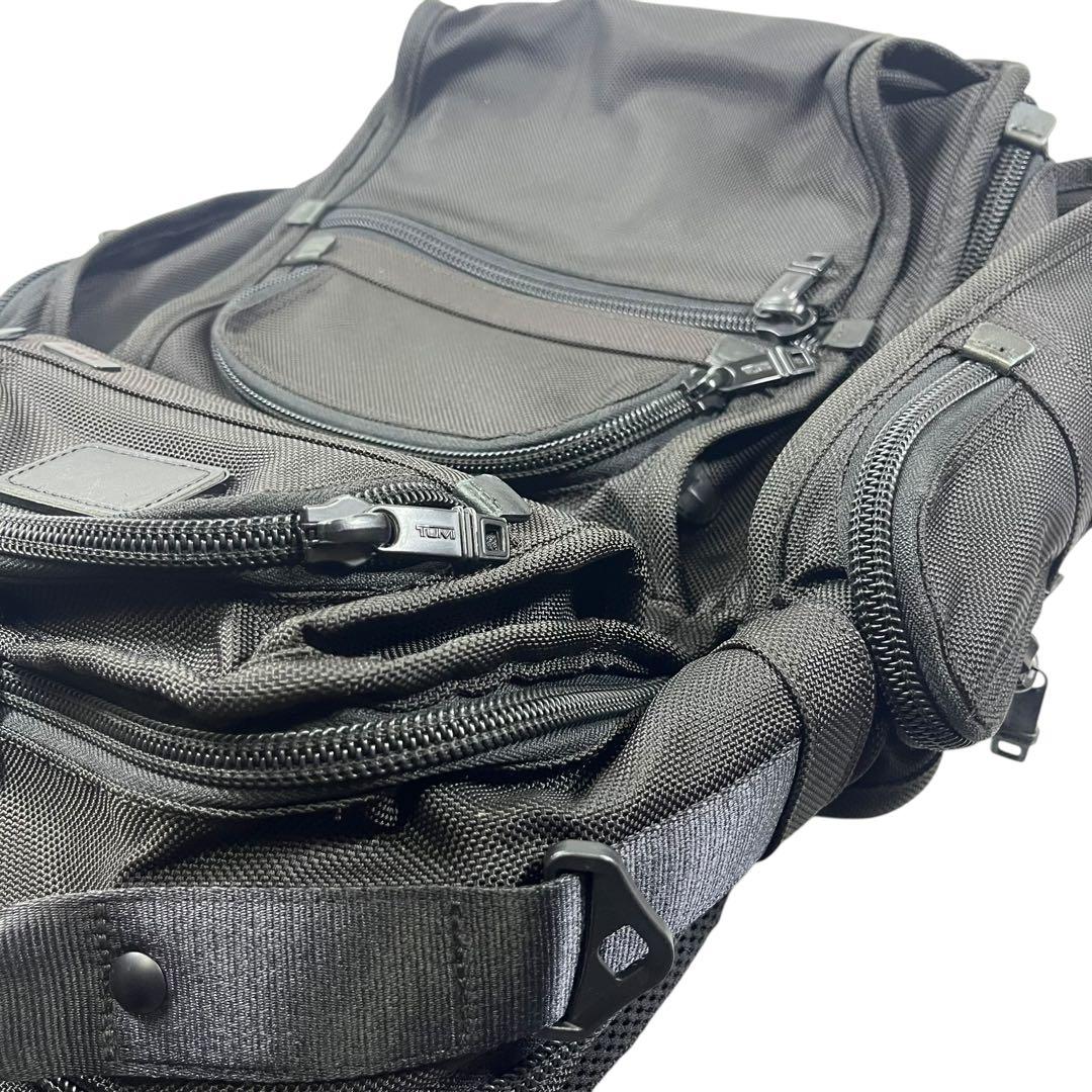 廃番TUMI T-Passリュック バックパック PC レザー ナイロン 黒