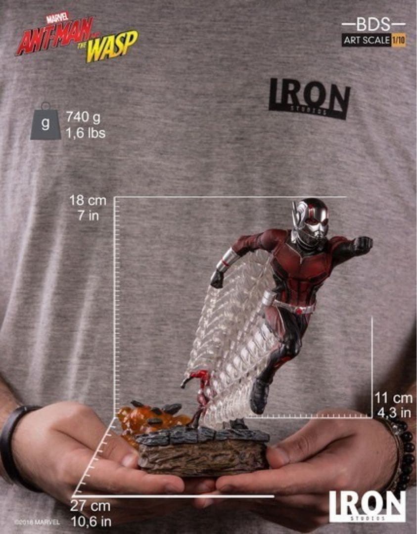 IRON STUDIOSフィギュア アントマン マーベル アベンジャーズ