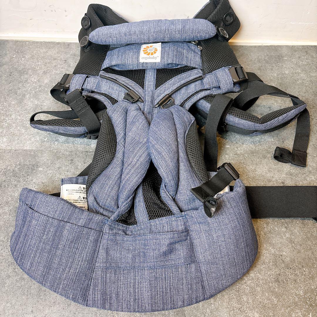 【極美品】 エルゴベビー 抱っこ紐 オムニ360 クールエア メッシュ