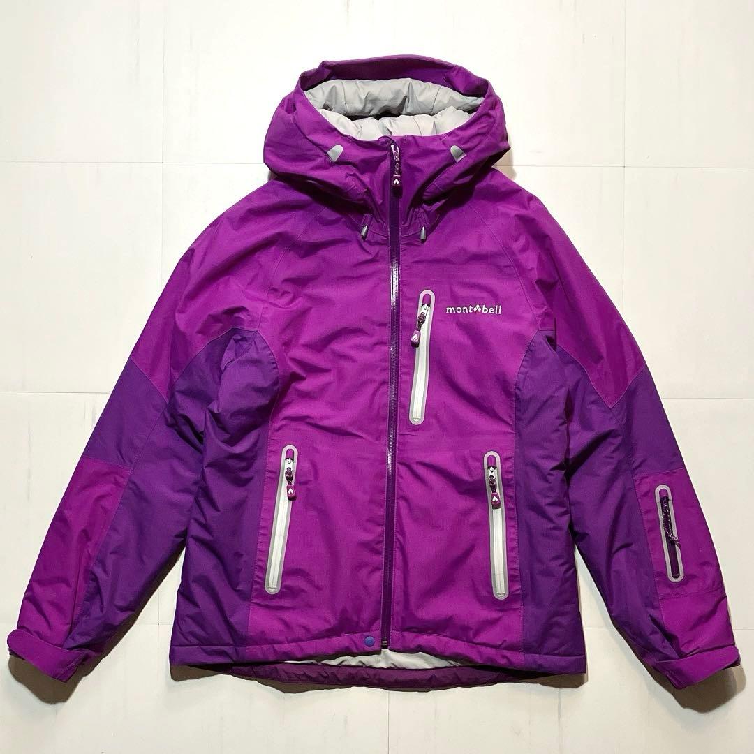 【未使用品】mont-bell パウダーライトパーカ　レディースＬ　パープル