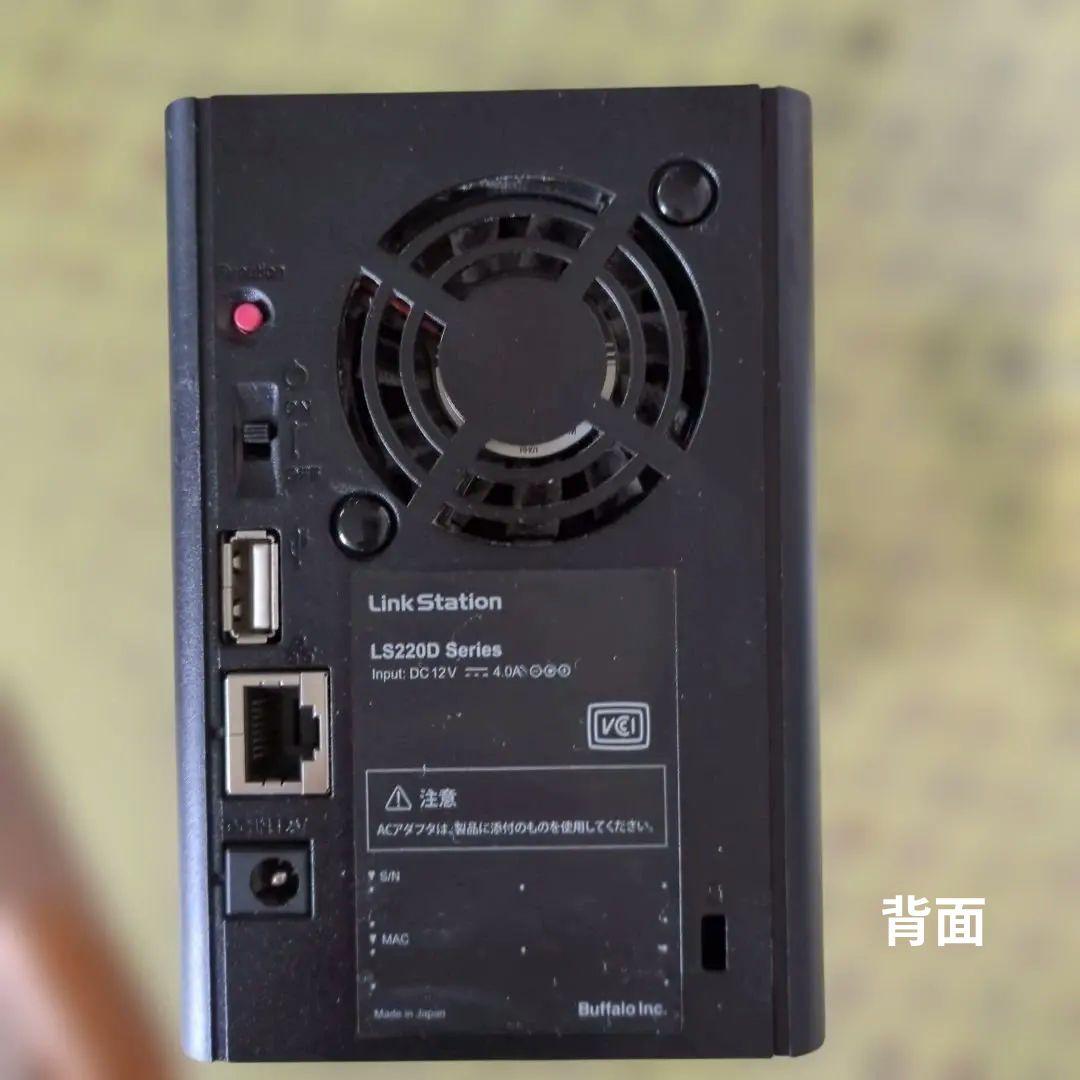 LinkStation LS220D NAS 2ベイ設計 （本体のみ）