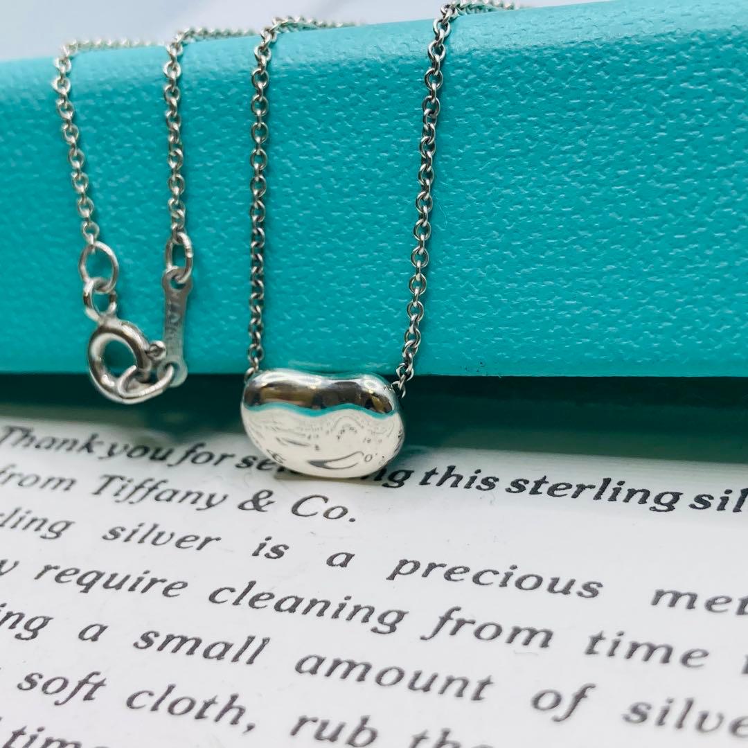 極美品✨ ティファニー ネックレス ビーン エルサペレッティ AG925