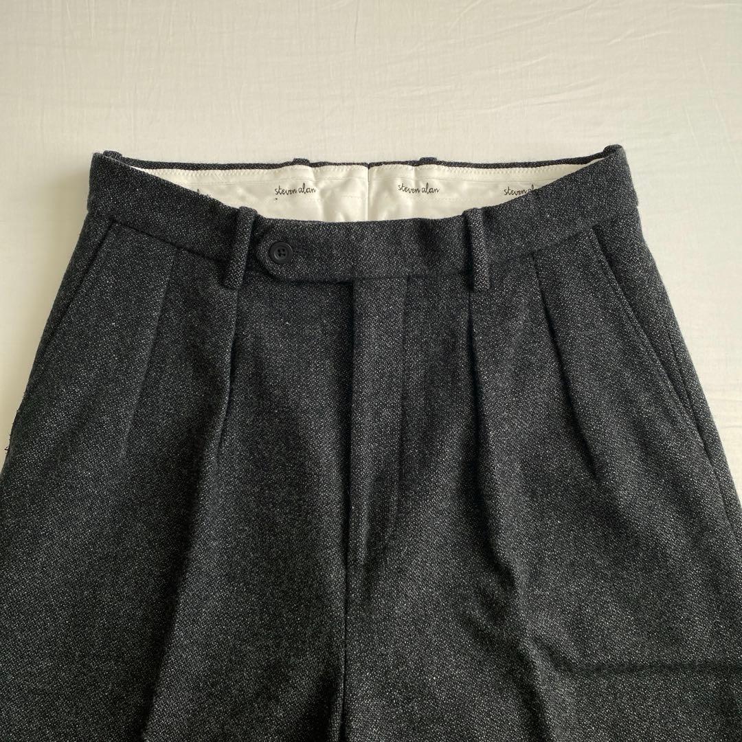 Steven Alan クッキークロス インツープリーツ ドレス トラウザーズ