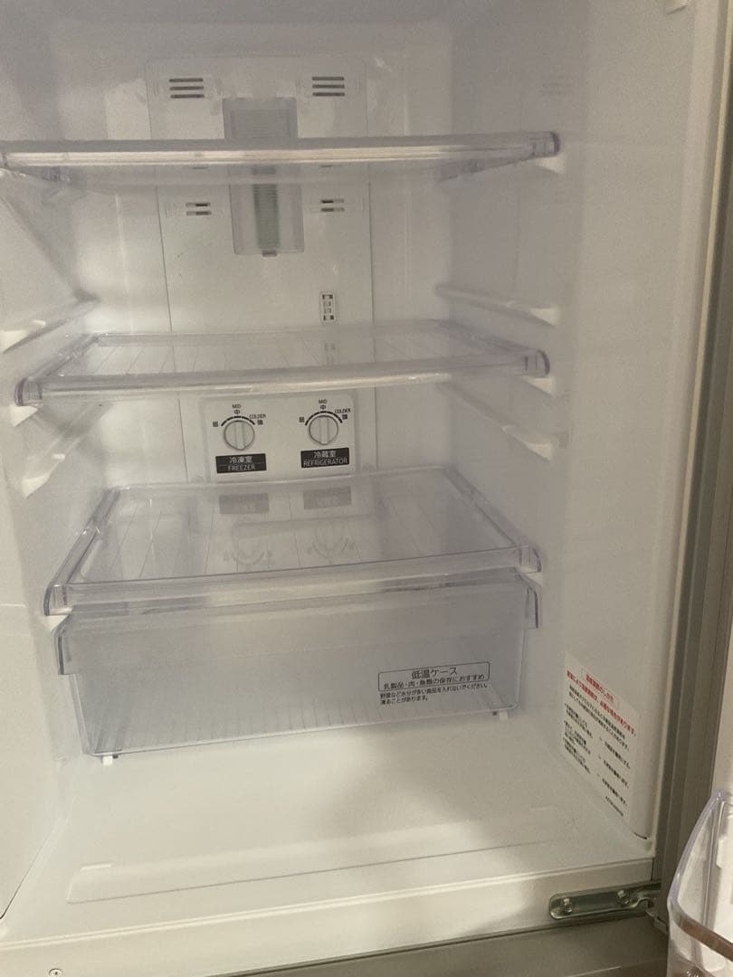 三菱電機 146L 2ドア 冷凍冷蔵庫 MR-P15A-S 2017年製