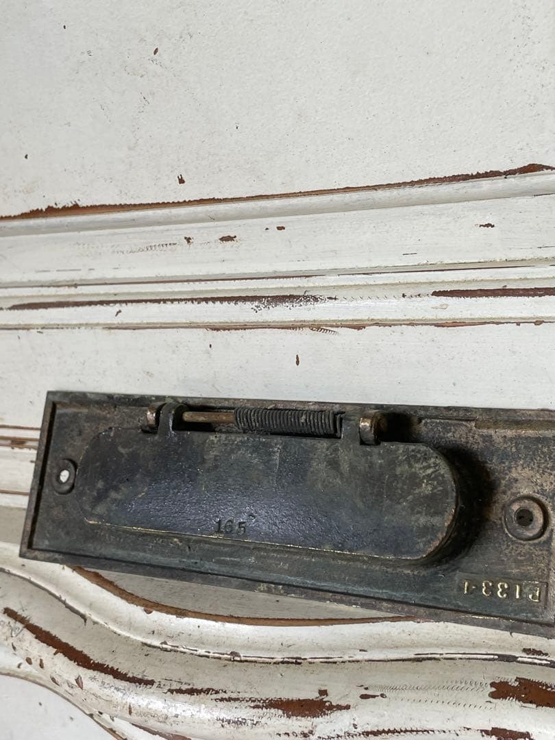 アンティーク　真鍮　郵便受け　ポスト　郵便　受け口　Letters アメリカ