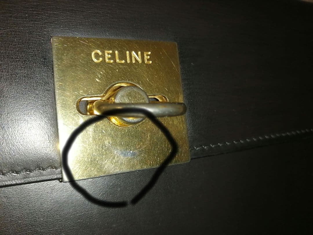 セリーヌ　ヴィンテージ　カバン美品、袋付き