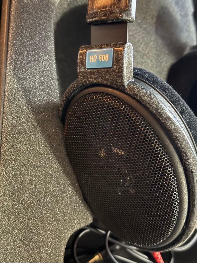 Sennheiser HD 600 純正交換ケーブル付き