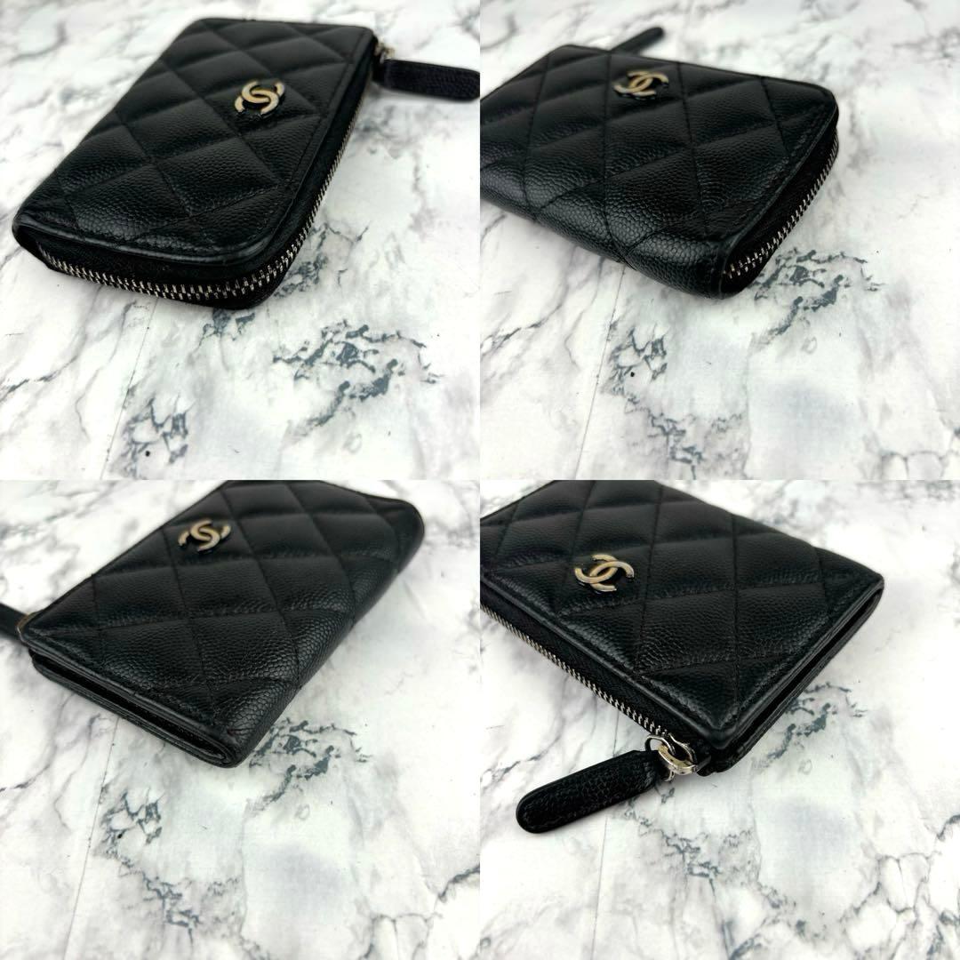 45 CHANEL マトラッセ　キャビアスキン　ケース