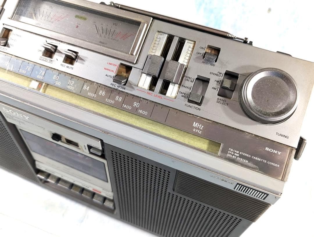 ソニー大型ラジカセ【SONY CFS-686】整備済み♪完動品！