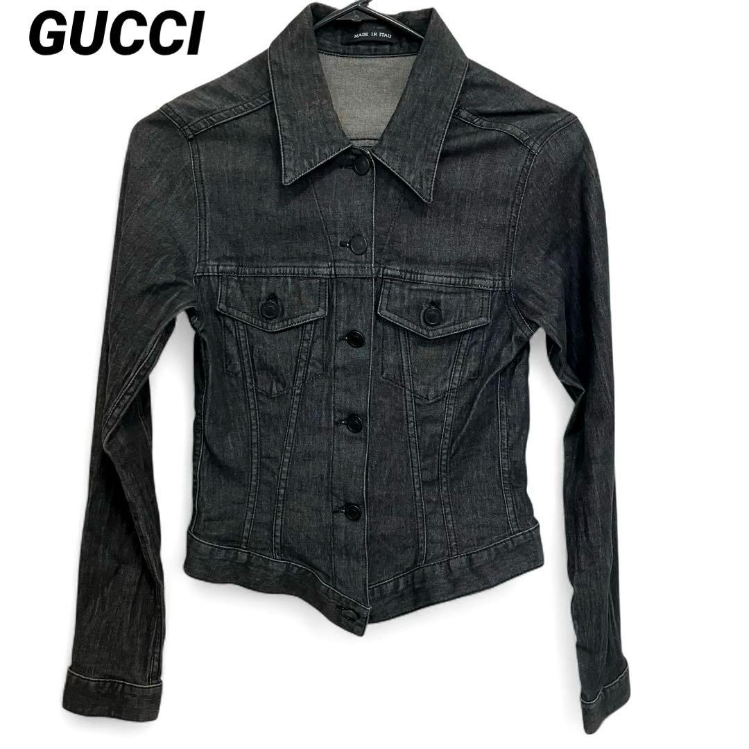 美品‼️GUCCI グッチ デニムジャケット 40サイズ レディース
