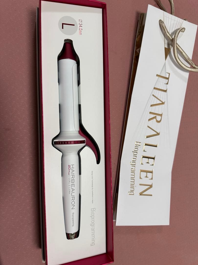 HAIRBEAURON 2D Plus カールヘアアイロン 34mm