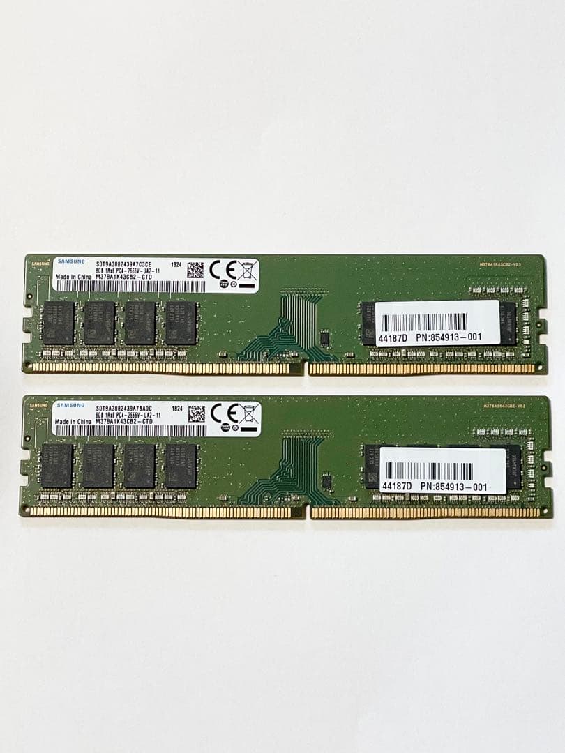 Samsung 8GB PC4-2666V メモリ 8×2(16GB)