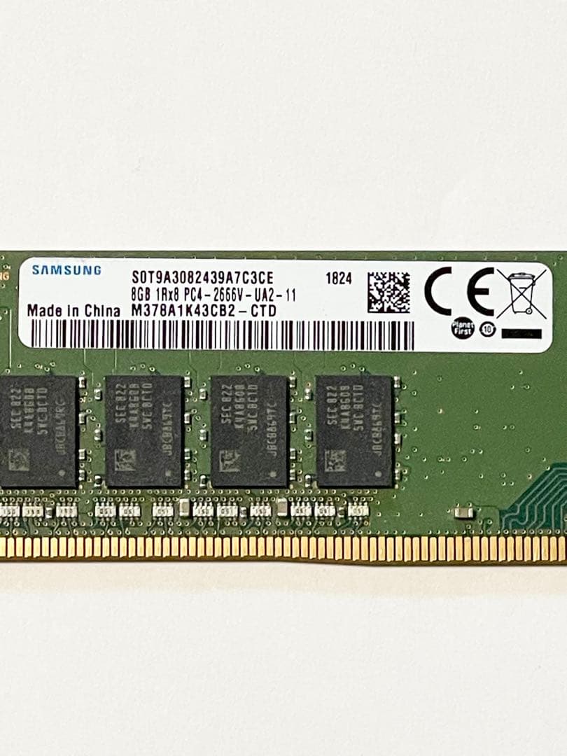 Samsung 8GB PC4-2666V メモリ 8×2(16GB)