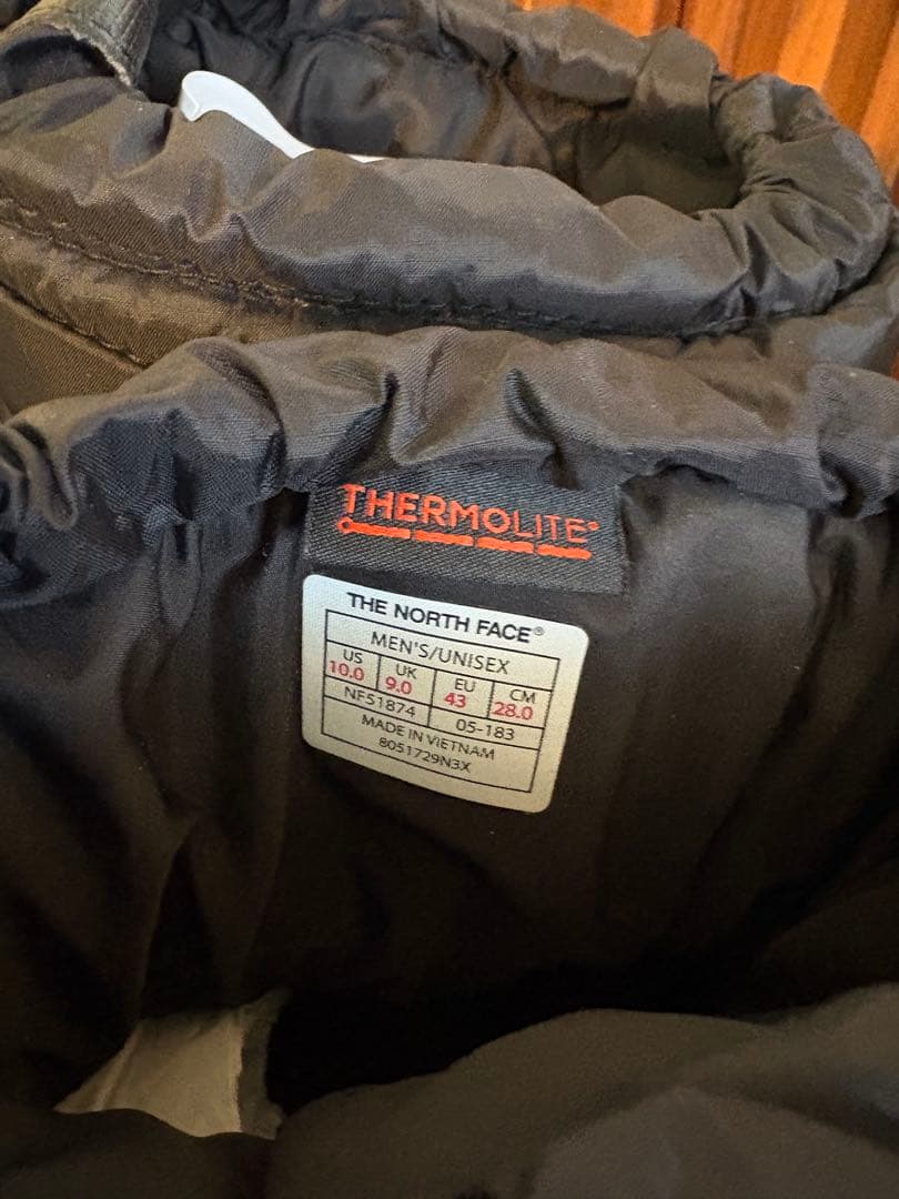 箱付きTHE NORTH FACE ザ ノース フェイス ヌプシブーツ　28cm