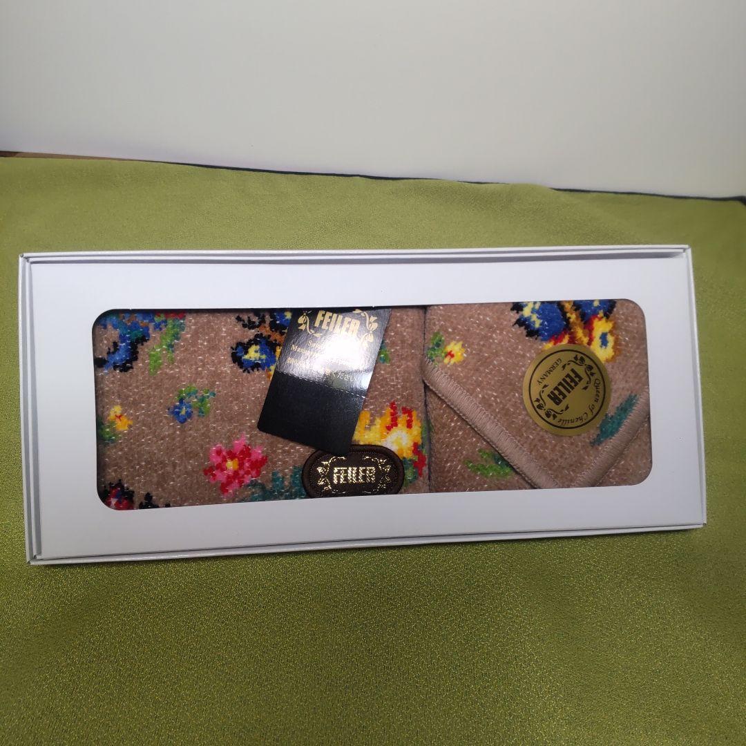 限定品 フェイラー ハンカチ ポーチ ケース 未使用 ハイジ ブラウン セット