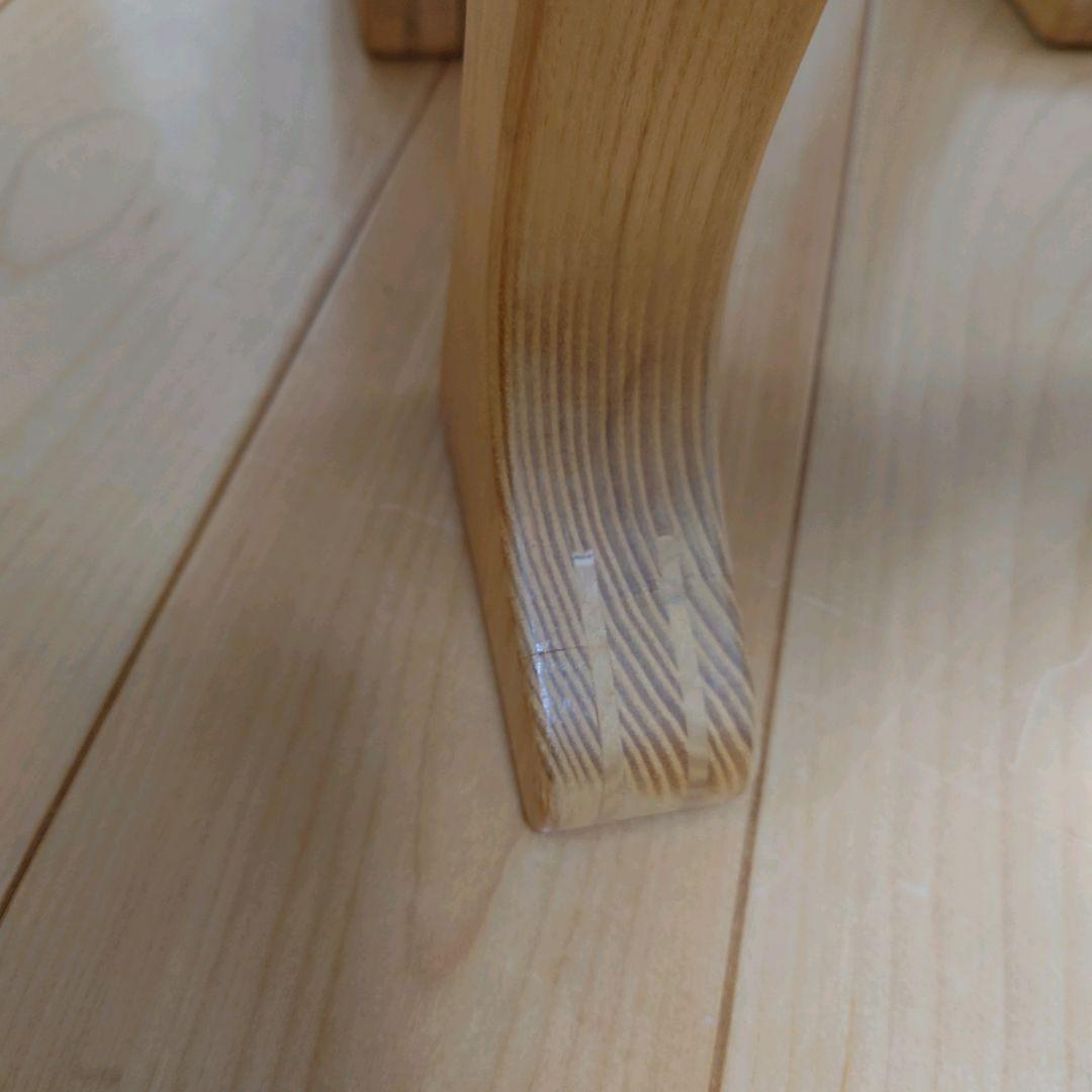 h×TAKUMI 匠工芸 アニマルスツール Lサイズ ウルフグレーミックス