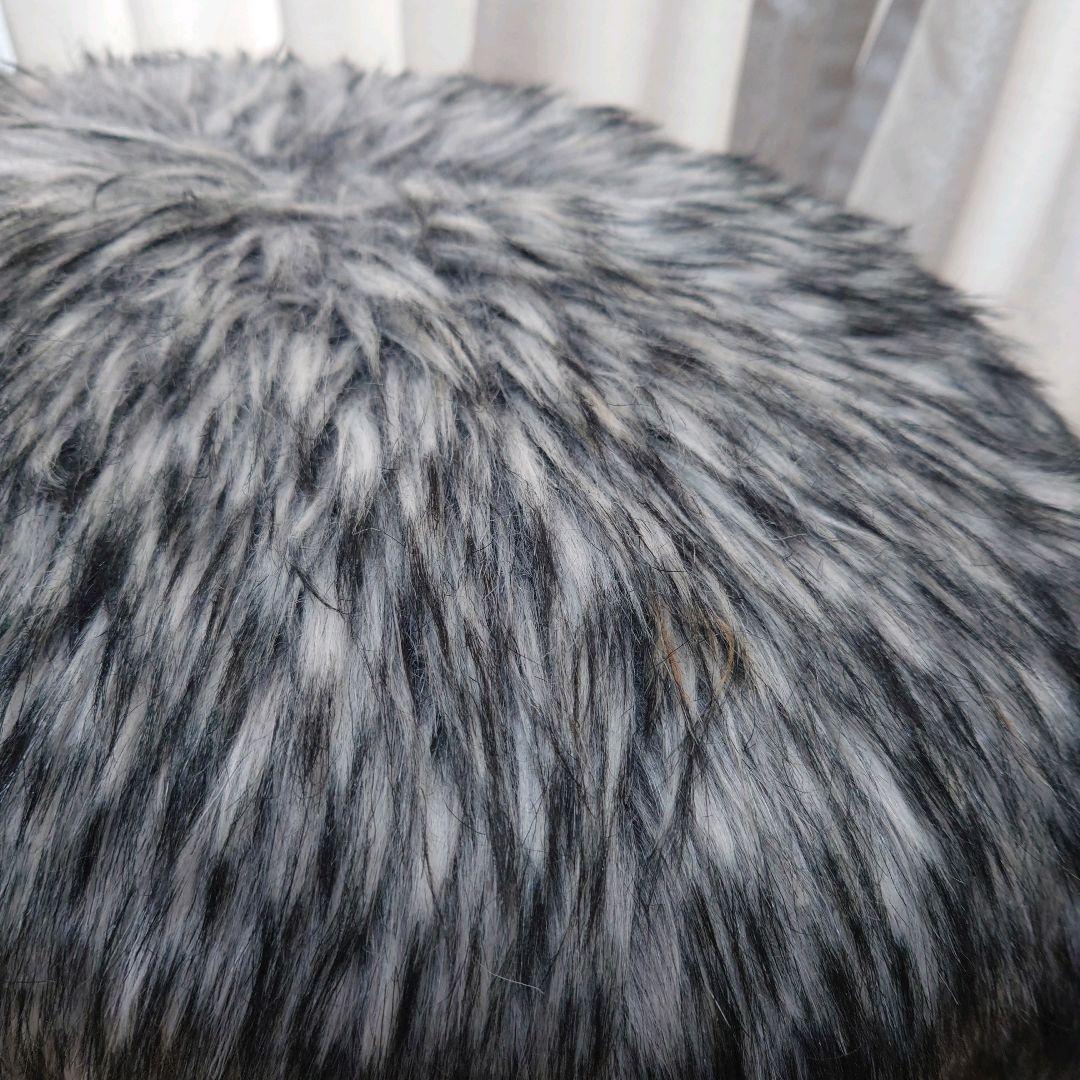 h×TAKUMI 匠工芸 アニマルスツール Lサイズ ウルフグレーミックス