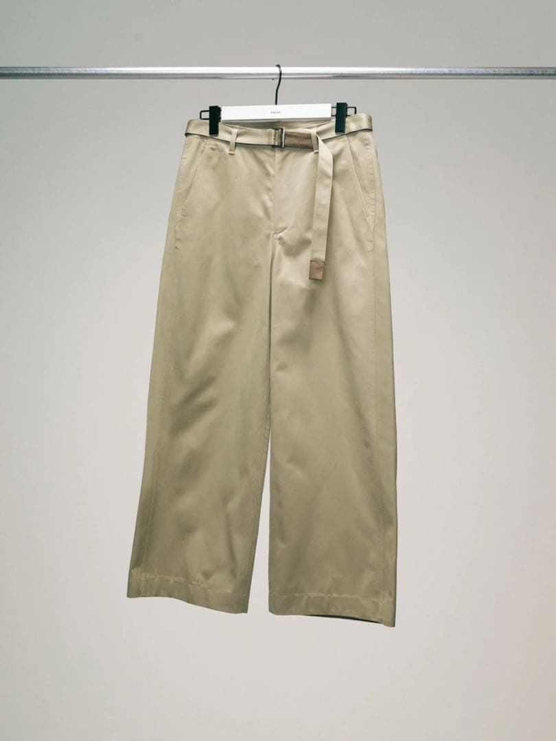 パンツ Sacai 25ss Cotton Chino Pants