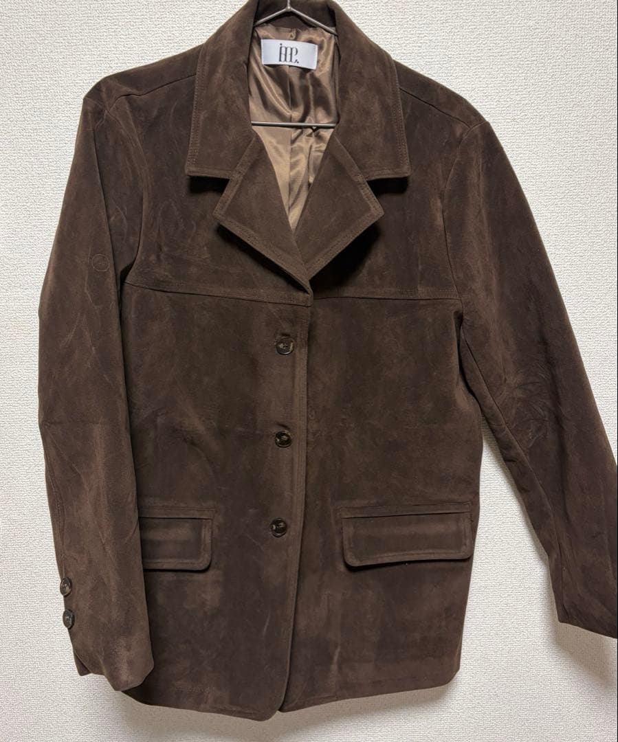 iseeroom. スエードジャケット　ブラウン