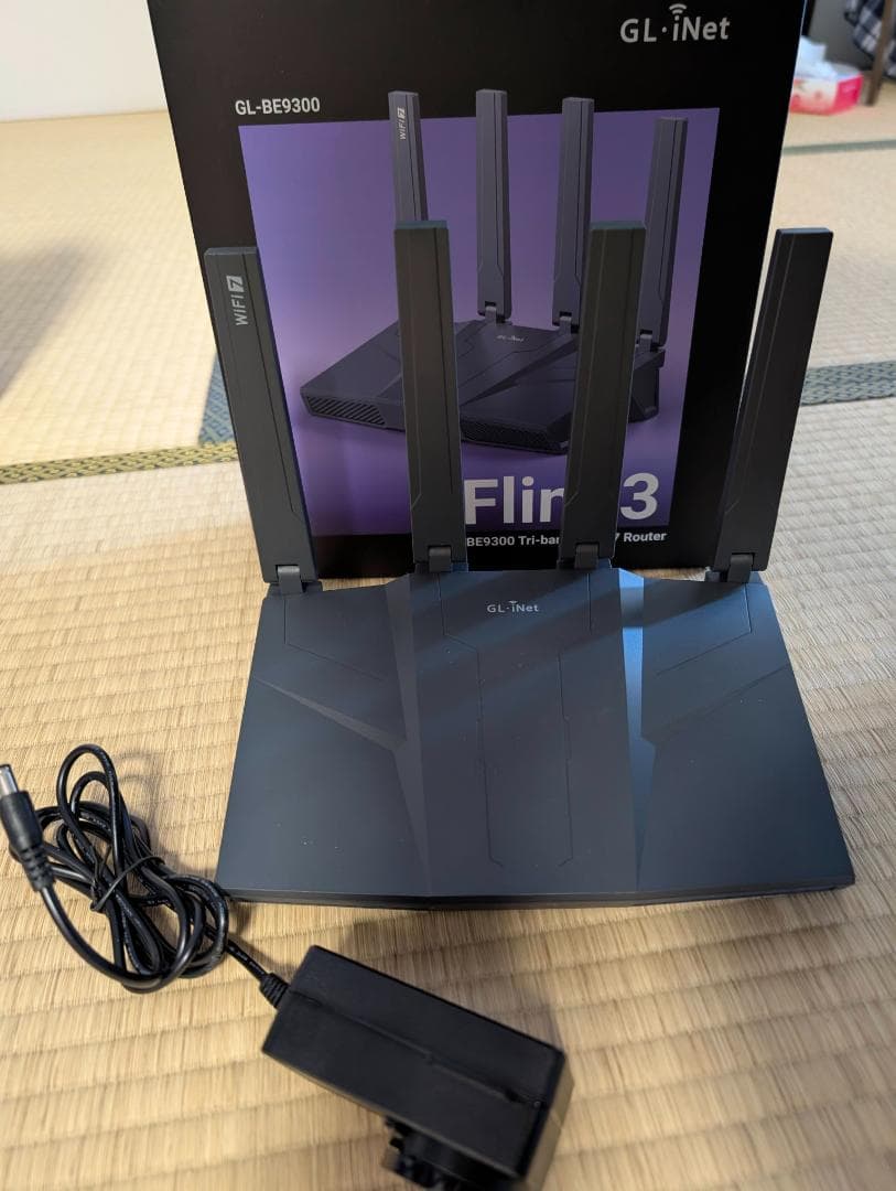 ア*橋様 GL.iNet Flint 3 GL-BE9300 Wi-Fi 7 ル