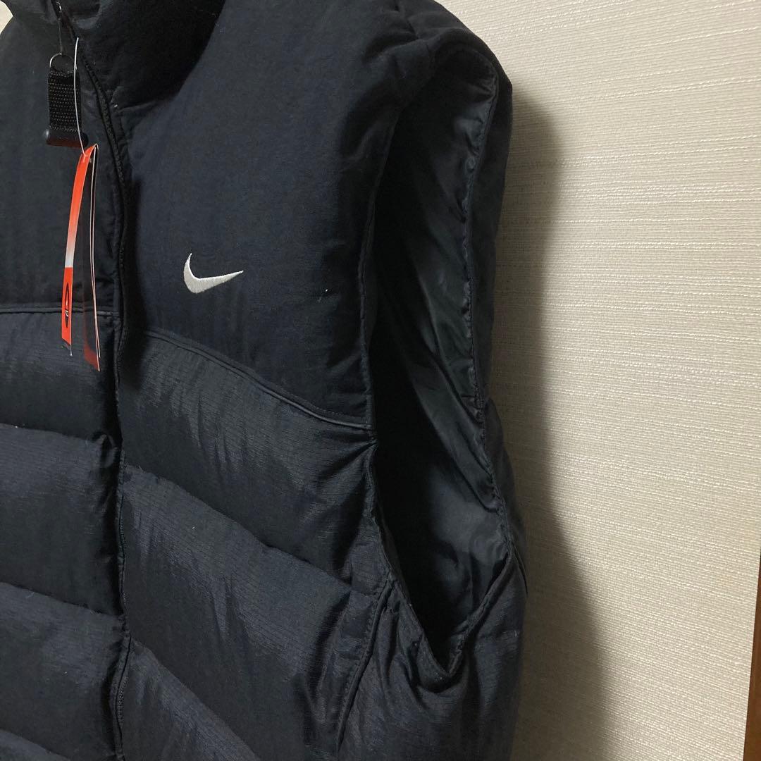 【希少　未使用タグ付き】NIKE ACG ダウンベスト 刺繍ロゴ　黒　L