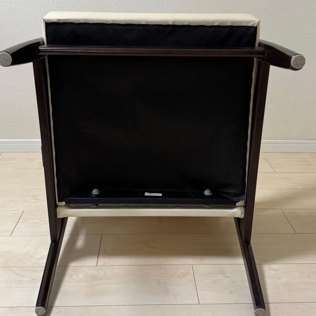 カリモク60 Kチェア 1シーター 貴重アイボリー 送料込