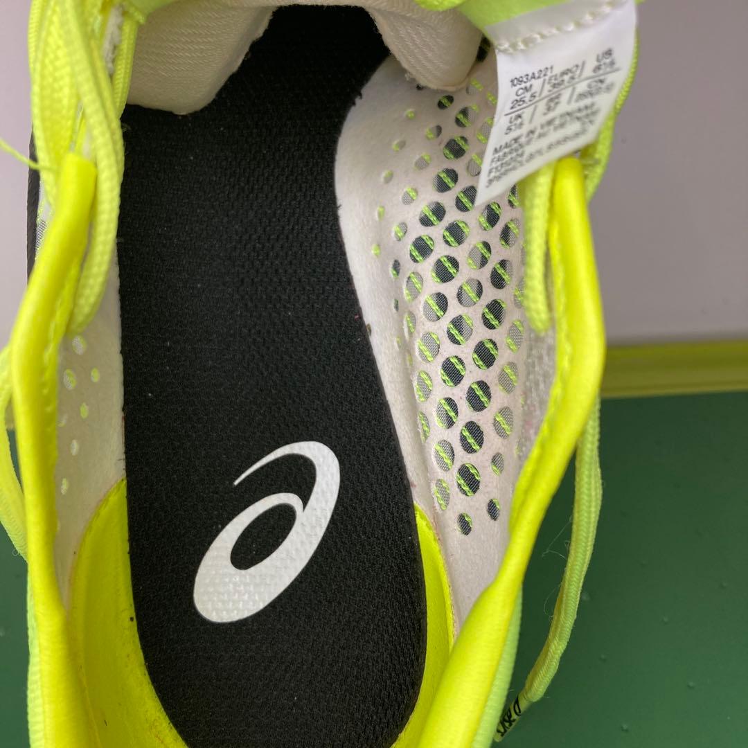 美品アシックスコスモレーサーMD3中距離専用高反発スパイク