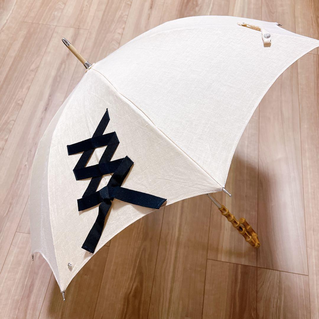 限定品【極美品】ヘレンカミンスキー×ハンウェイ コラボ 日傘 ベージュ×ブラック
