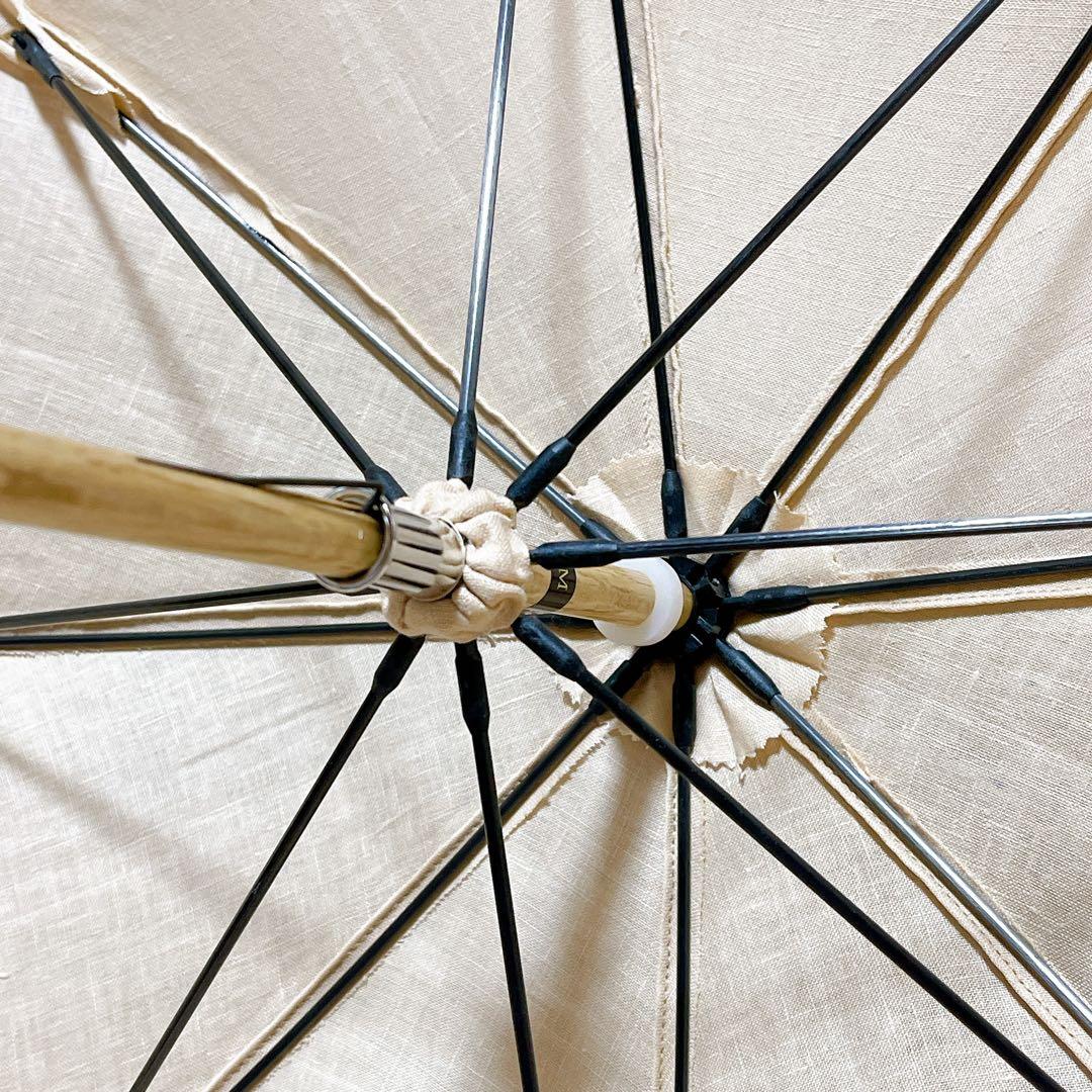 限定品【極美品】ヘレンカミンスキー×ハンウェイ コラボ 日傘 ベージュ×ブラック