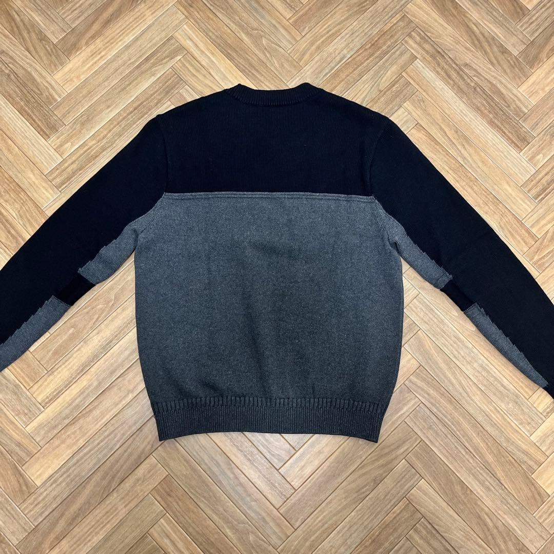 希少　AIME LEON DORE バイカラー　コットンニット　美品　Sサイズ