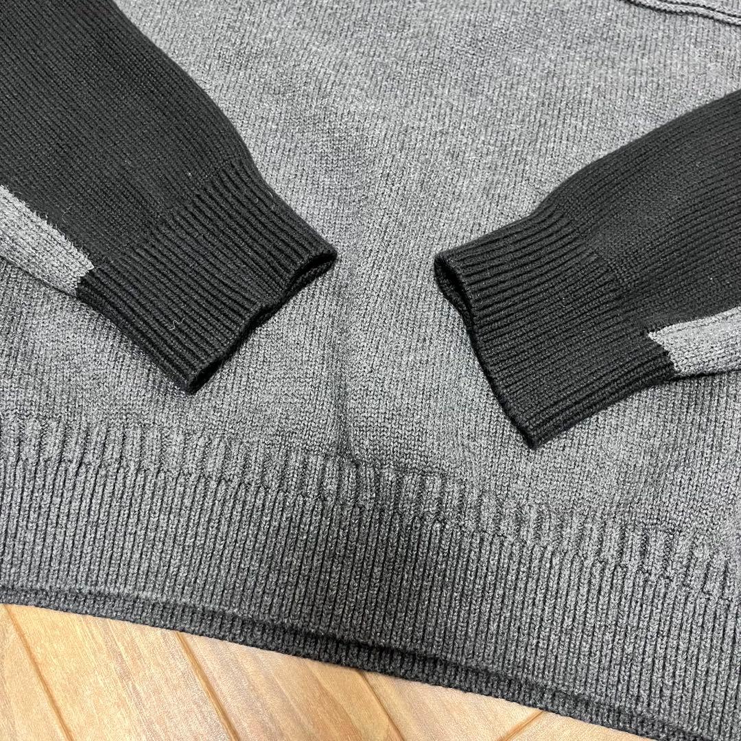 希少　AIME LEON DORE バイカラー　コットンニット　美品　Sサイズ