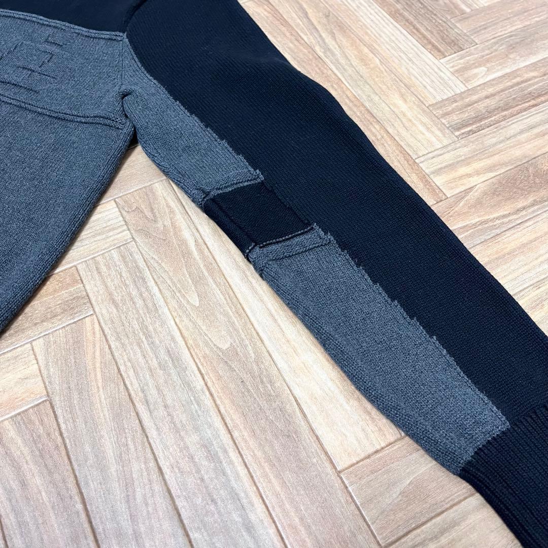 希少　AIME LEON DORE バイカラー　コットンニット　美品　Sサイズ