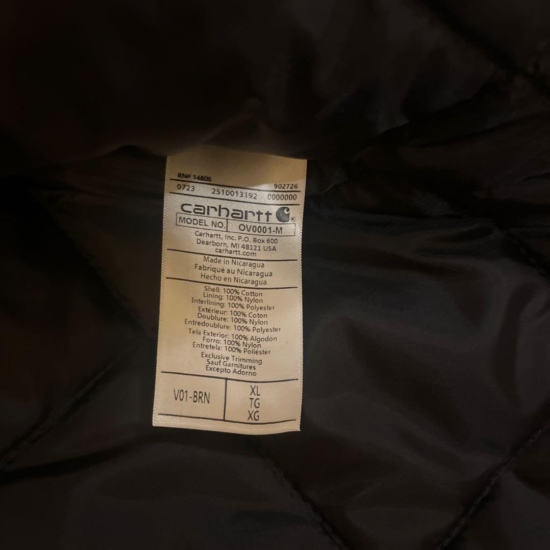 Carhartt リラックスフィット ベスト XL ブラウン