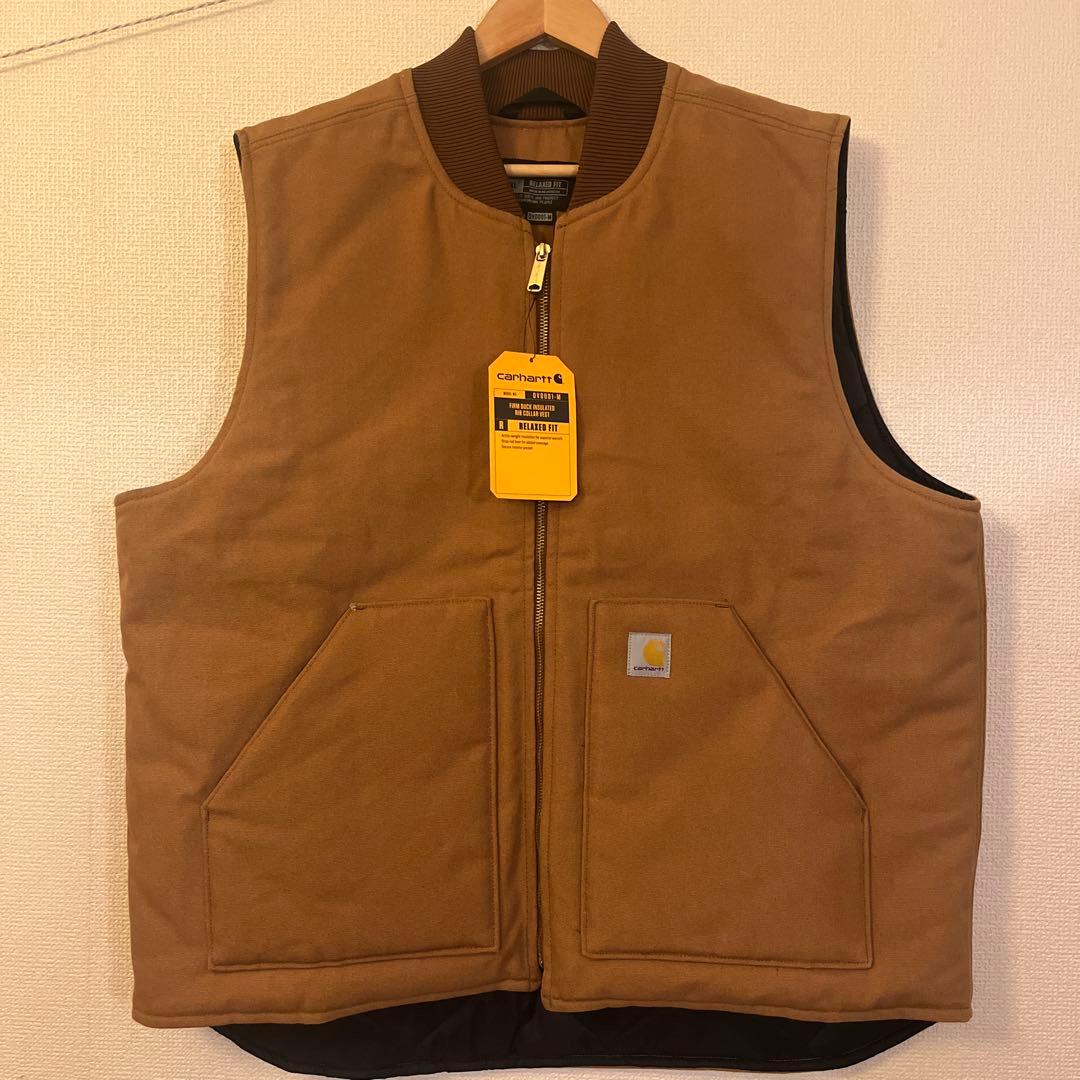 Carhartt リラックスフィット ベスト XL ブラウン