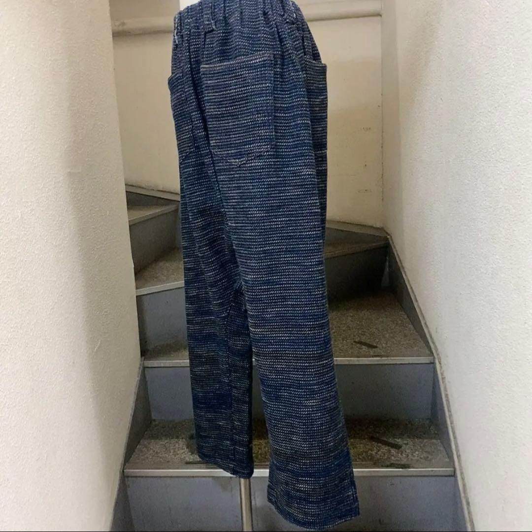 タマキニイメ　パンツ　紺色　tamaki niime 玉木新雌