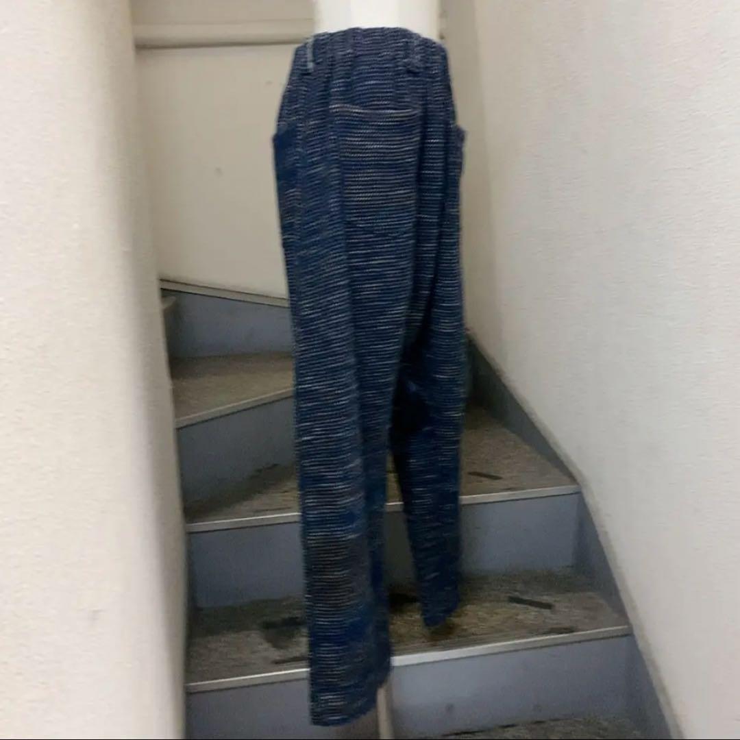 タマキニイメ　パンツ　紺色　tamaki niime 玉木新雌